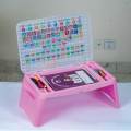 Baby kids FOLDING Plasticd Desk table Laptop Desk Bed Desk Reading Notebook Desk Table for Study For Baby Kids And Student Table (Folding Plastic Table) (Multi Colour).