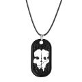 Alien Game Jewelry Call Military Ghosts Dog Tag Charm Pendant Necklace Duty Metal Keychain.