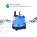 20W 1800L/H Submersible Water Pump Mini Fountain Pump for Aquarium Fish Tank Pond Water Gardens Hydroponic Systems with Nozzle AC220-240V. 