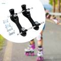 Roller Skate Base PP and Steel Parts Hardware with Brake Head Bottom Plate PU brake 23.8 cm. 