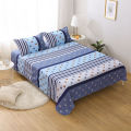 9V9B Spring Summer Bed Sheet Single Piece Quilt Sheet Pillow Case Three-Piece Set Single Dormitory 1.5m 2.0 Double Multi Specification Spring.