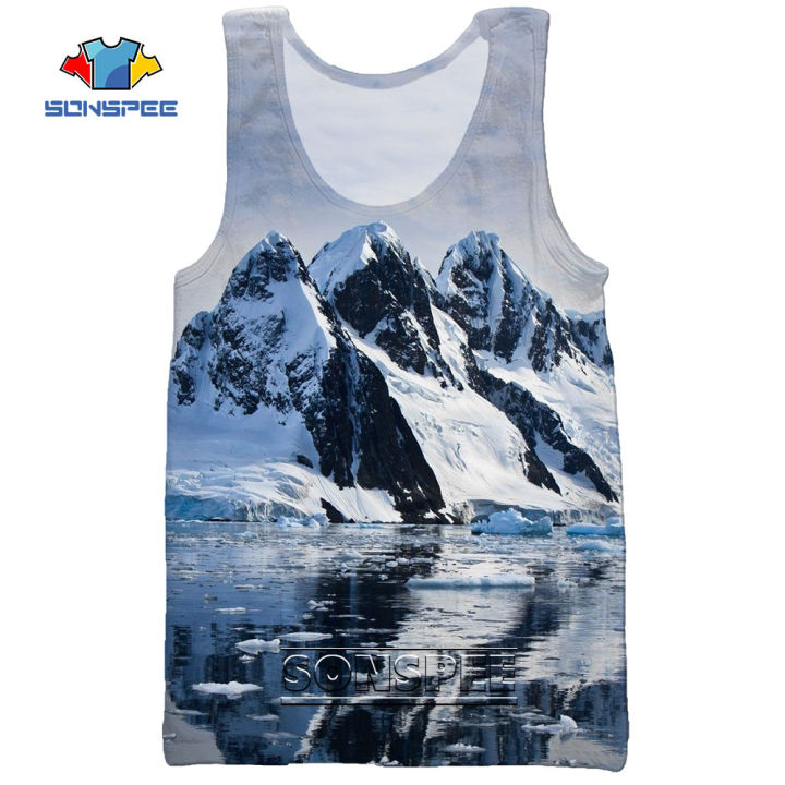 SONSPEE%20Snow%20Mountain%20Summer%20Ice%20Sea%20Beach%20Reef%203D%20Print%20Men's%20TaTops%20Casual%20Fitness%20Bodybuilding%20Gym%20Muscle%20Sleeveless%20Vest%20-%20Image%207