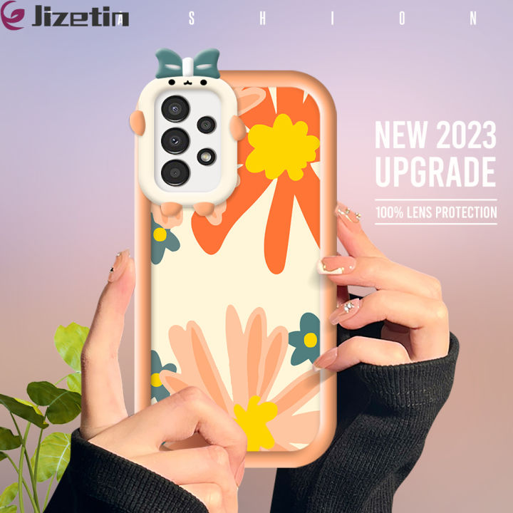 Jizetin%20for%20Samsung%20A13%204G%20Back%20Cover%20Bright%20Flower%20Bunch%20Square%20Camera%20Hole%20Shockproof%20Protection%20Soft%20Silicone%20Phone%20Case%20-%20Image%202