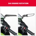 side mirror-1 pair x rear view mirrors-Black.