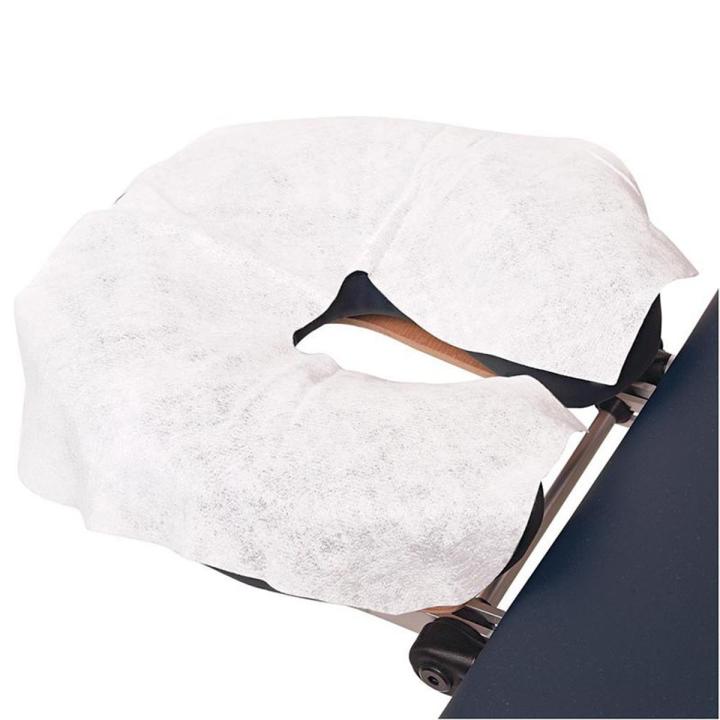 Disposable Non-Woven Headrest Pillow Paper Beauty Spa Salon Bed Table Cover Massage Face Cradle Table Head Rest Covers