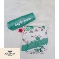 Floral Print HIjab & Skirt set - Malaysian Prayer Hijab with Skirt for Muslim Women - Instant Ready Hijab - Namajer Hijab - Hijab Collection - Two Pieces Prayer Set - Free Size. 