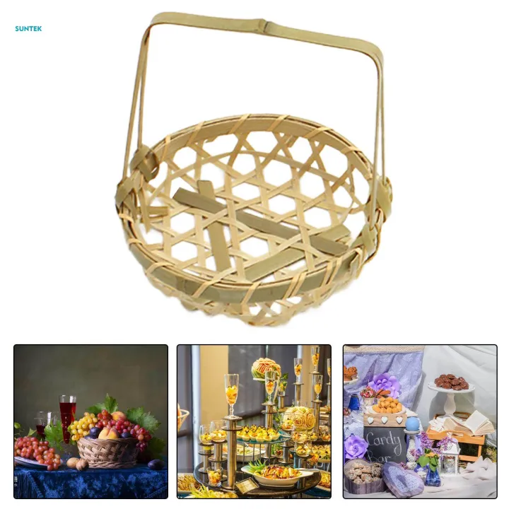 Woven%20Basket%20Multipurpose%20with%20Handle%20Bamboo%20Basket%20for%20Wedding%20Picnic%20Party%20M%20-%20Image%202