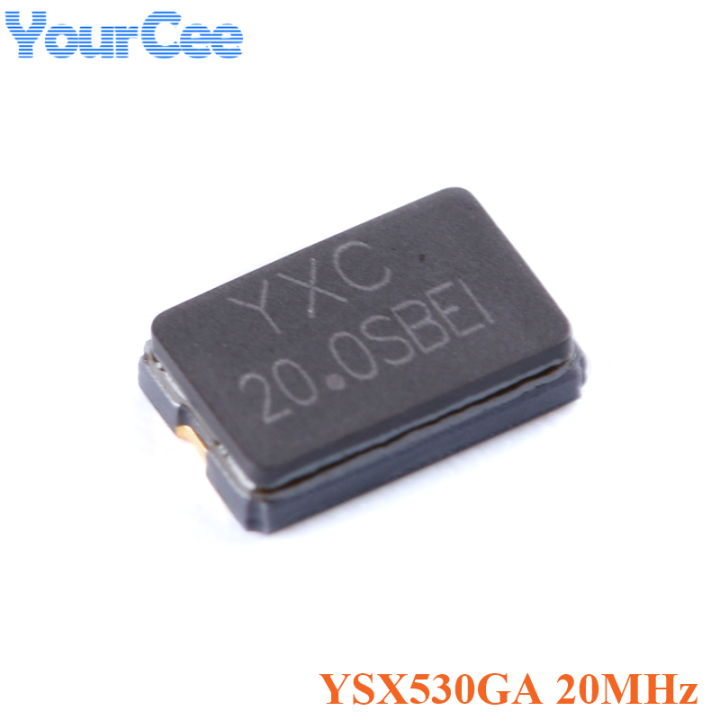 10pcs 20.000MHz 20.000M YSX530GA SMD Passive Crystal Oscillators 20M 20MHZ ± 10PPM 20pF X503220MSB2GI/5032_2P
