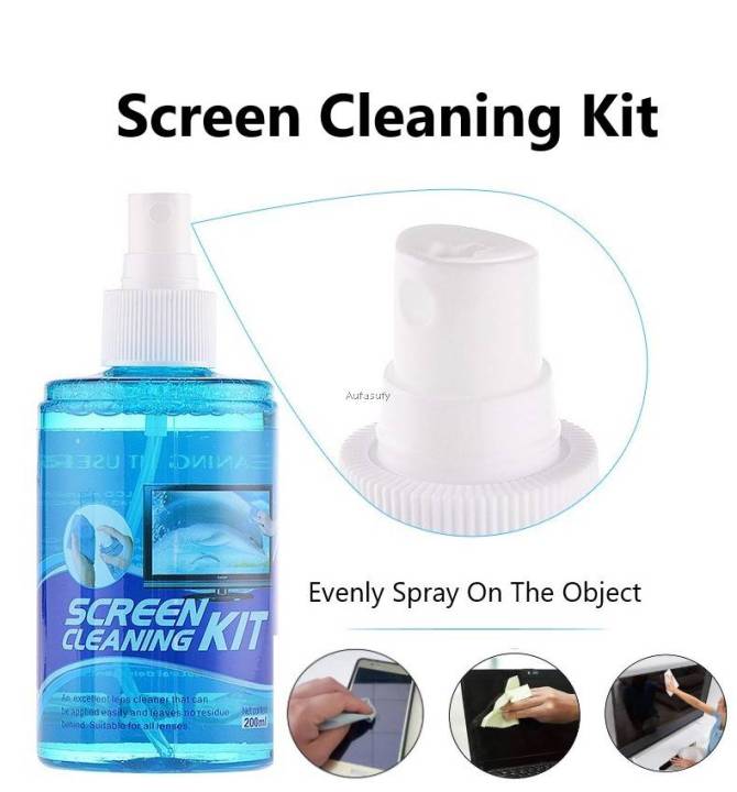 Screen%20Cleaner%20Kit%20for%20LED%20&%20LCD%20TV,%20Computer%20Monitor,%20Laptop,%20and%20iPad%20Screens%20200%20ml%20-%20Image%205