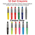 TiTi super soft gel crayons-12 Shades. 