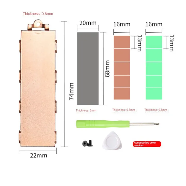 Copper%20M.2%20SSD%20Heat%20Sink%20Radiator%20with%20Silicone%20Thermal%20Pad%20M.2%20SSD%20Hard%20Disk%20Cooling%20Heatsink%20for%20M2%20SSD%202280%20Easy%20Install%20Easy%20to%20Use%20-%20Image%202