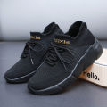 Sneaker Women's Shoes Spring and Autumn Breathable Flying Woven Stretch Sock Shoes Men's Knitted Soft Bottom Socks Shoes Running Shoes. 