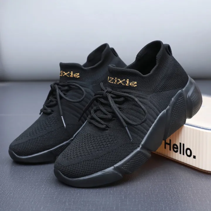 Sneaker%20Women's%20Shoes%20Spring%20and%20Autumn%20Breathable%20Flying%20Woven%20Stretch%20Sock%20Shoes%20Men's%20Knitted%20Soft%20Bottom%20Socks%20Shoes%20Running%20Shoes%20-%20Image%203