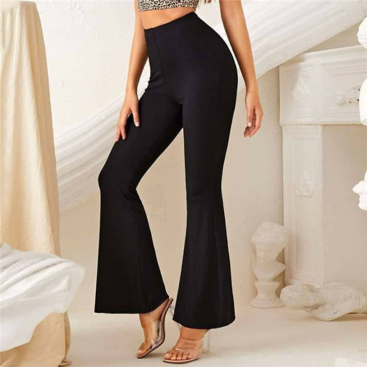 Highwaist ribbon pants andmary （Shop Women's High-Rise