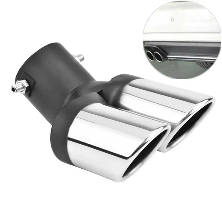 Car%20Universal%2063mm%20Stainless%20Steel%20Dual%20Outlet%20Exhaust%20Pipe%20Muffler%20Tail%20Throat%20Muffler%20Tip%20Pipe%20Grilled%20Black%20-%20Image%202