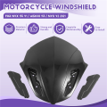 Motorcycle Windshield WindScreen Visor Viser for 155 V1 / Aerox 155 / V2 2021 Black.