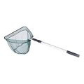 【Lejia】1 pcs Integrated aluminum triangle net with dense mesh Landing Net Fishing black. 