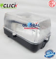 Light Shad Click Rectangular-Lamp Shade Security Light Water Proof & Tamper Proof E27 Ceramic Holder Up to 20w Light Box.