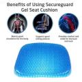Egg Sitter Gel Flex Seat Cushion Soft Silicone Breathable Honeycomb Design. 
