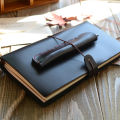 Leather Soft Cover Refillable Journal Notebook with Elastic Strap Diary Travel Business Notepad Lined Blank Grid Paper for Men & Women Sketching Writing.