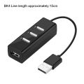 Four Port USB Splitter USB Hub USB Extender One Drag Four 2.0 Small 4-Port USB HUB. 