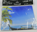 Lksm F-3 Rubber Square Speed And Smooth Gaming Mouse Pad With Land Escape Design - Elevate Your Gaming Experience With Smooth Rubber Mouse Pad.