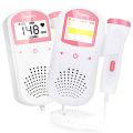 Doppler Baby Heart Rate Monitor Pocket Doppler 2.5MHz Ultrasound Baby Heartbeat Detector Home Pregnant Fetal heart rate. 