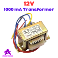 12v 1000 mA Transformer Input AC 220V 50Hz Output DC 12 Volt 1A Step Down Transformers For Power Supplies.