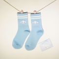5pairs Sanrio Cartoon Socks Ladies Hello kitty Combed Cotton Mid-tube Stockings Melody Cute Puppy Girls Stockings.