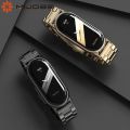 Mi Band 8 Strap for Xiaomi Smart Band 8 Bracelet NFC Global Version Stainless Steel Watch Bands Miband 8 Metal Straps.