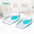 2 Pcs Soft Silicone Gel Heel cup shoe Insoles Pads for Men and Women Pain Relief, Foot Heel Crack Heal Achilles Tendinitis Shock Absorbing Shoe Pad Height Increase Inserts.