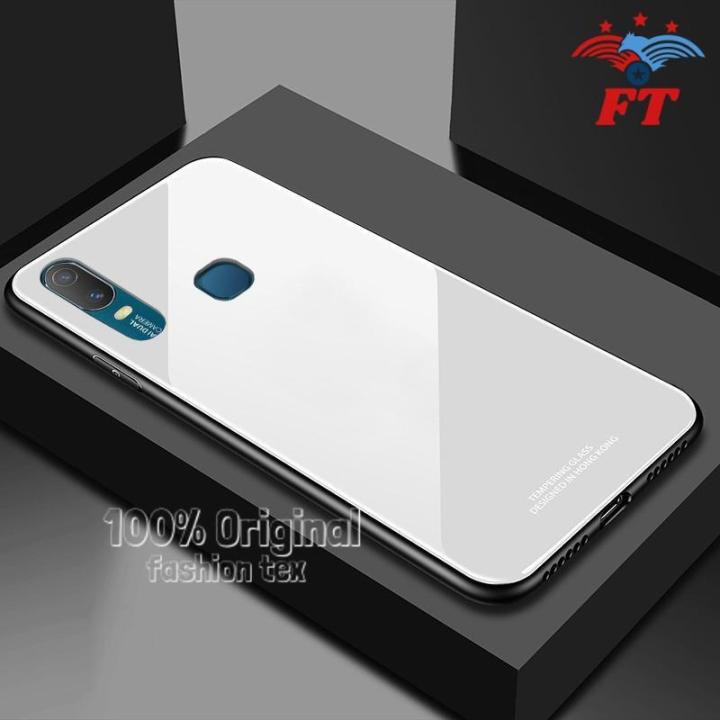 Vivo Y11 Y12 Y15 Y17 Premium Quality Back Cover Glass Case