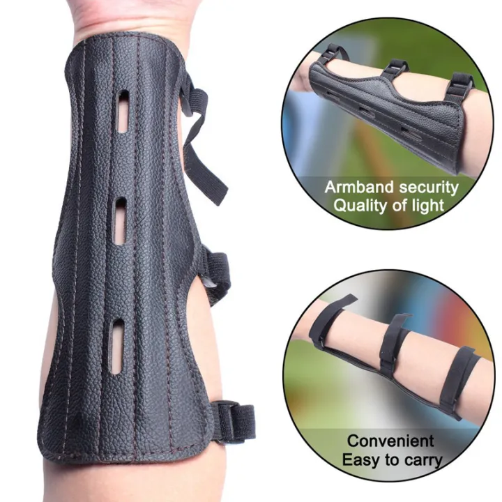 Leather%20Adjustable%20Archery%20For%20Hunting%20Practice%20Protection%20Safe%20Strap%20Armband%20Arm%20Guard%20Protection%20Accessory%20-%20Image%204