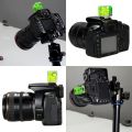Triple 3 Axis Hot Shoe Bubble Spirit Level Compatible for DSLR Camera (2 Pack).