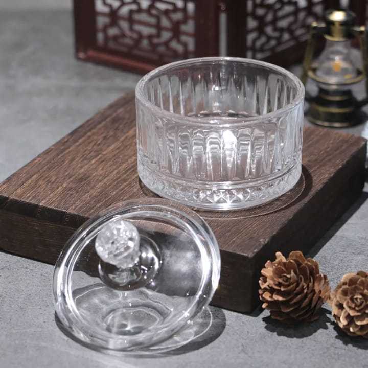 Glass%20Candy%20Jar%20Food%20Canister%20Cookie%20Jar%20for%20Living%20Room%20Birthday%20Coffee%20Bar%20Vertical%20Stripes%20%208.5x7%20-%20Image%202