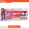 Kids Plastic Guitar Toy Musical Instrument Piano Guitar with Light & Music.