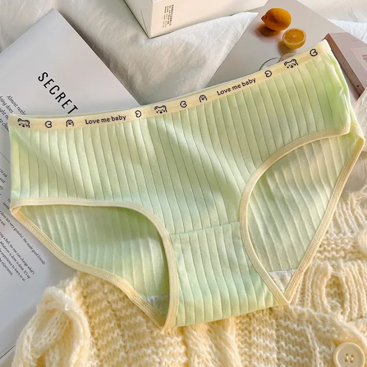 Pure%20cotton%20underwear%20for%20women%20breathable%20pure%20cotton%20crotch%20mid%20waist%20minimalist%20girl%20Ladies%20Underpant%20-%20Image%204