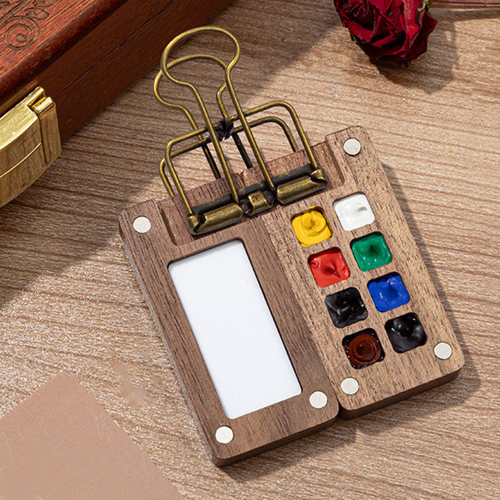 Walnut%20Watercolor%20Palette%20Portable%20Watercolor%20Palette%20Set%20with%20Color%20Mixing%20Kit%20for%20Artists%20On-the-go%20Compact%20Travel%20Size%20Sketch%20Board%20with%208/15%20Colors%20Mini%20Pocket%20Artist%20Kit%20Travel%20Watercolor%20Kit%20-%20Image%204