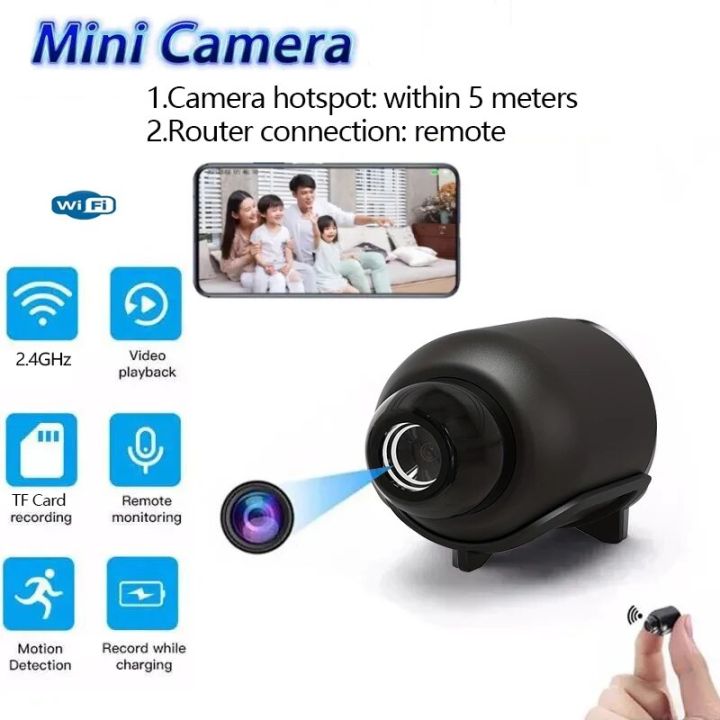 Full HD 1080P Mini WiFi Camera IR Night Vision Motion Detection Wide ...