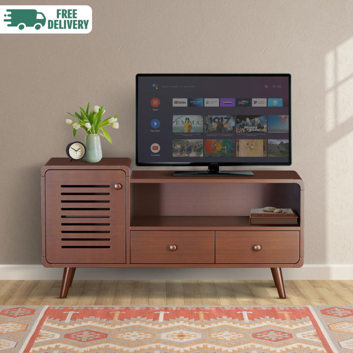 Regal Wooden Berlin TV Cabinet - Antique  TCH-307-3-1-20 991148