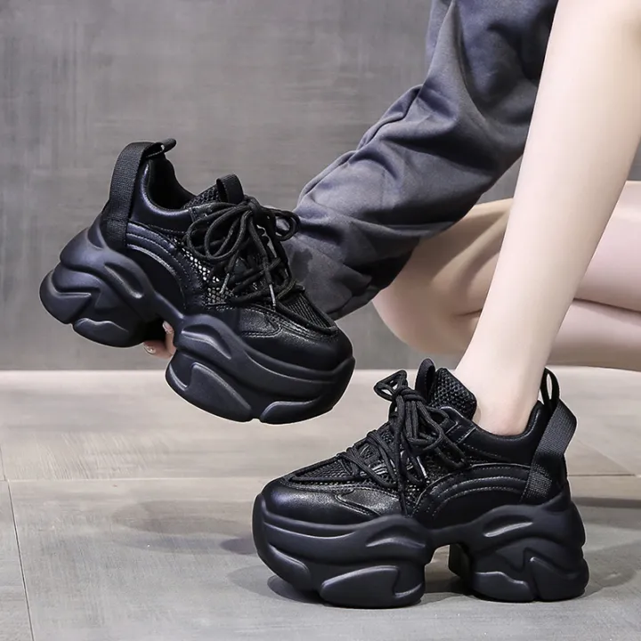 New%20Shoes2023Popular%20Women's%20Summer%20Mesh%20Surface%20Clunky%20Sneakers%20Thick%20Bottom%20All-Match%20Small%20High-Looking%20Casual%20Sneakers%20-%20Image%203