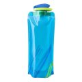 Foldable Water Bottles Flexible Reusable Travel Water Bottle Plastic Water Pouch Soft Flask Water Bag With Carabiner ClipBasketball.