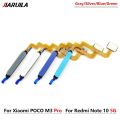 New For Xiaomi Poco M3 Pro / Redmi Note 10 5G Home Button FingerPrint Touch ID Sensor Flex Cable Replacement Parts.
