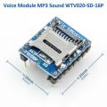 Mini SD Card MP3 Sound Module For PIC Arduino WTV020-SD.