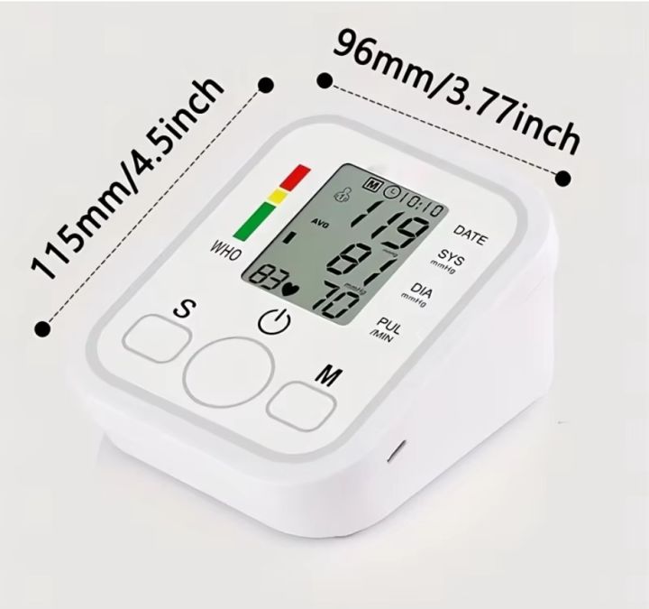 Digital%20Arm%20Blood%20Pulse%20Pressure%20Monitor%20Electric%20Tonometer%20Meter%20Health%20Care%2099%20Memory%20Sets%20Household%20Sphygmomanometer%20-%20Image%204