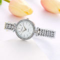 Fopul Mall Rose Gold Women's Quartz Bracelet Watch with Diamond-Set Dress Design, Perfect Gift for Women. 