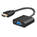 PC HDTV for TV 1080p HDMI Mail vga Female Video Cable Cord Converter Adapter. 