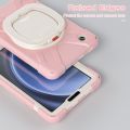 Silicone Hybrid PC Tablet Case with Holder & Shoulder Strap For Samsung Galaxy Tab A9.