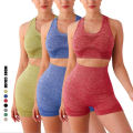Yoga Set Gym Shorts Women Sport Bras Brassiere Workout Tops for Women Yoga Clothes Fitness Leggings Gym Set Seamless Yoga Sets. 