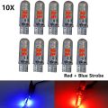 Universal 12V T10 dual Flashing Perking Led Gel Light For Motorcycles Bike Cars  1pcs. 